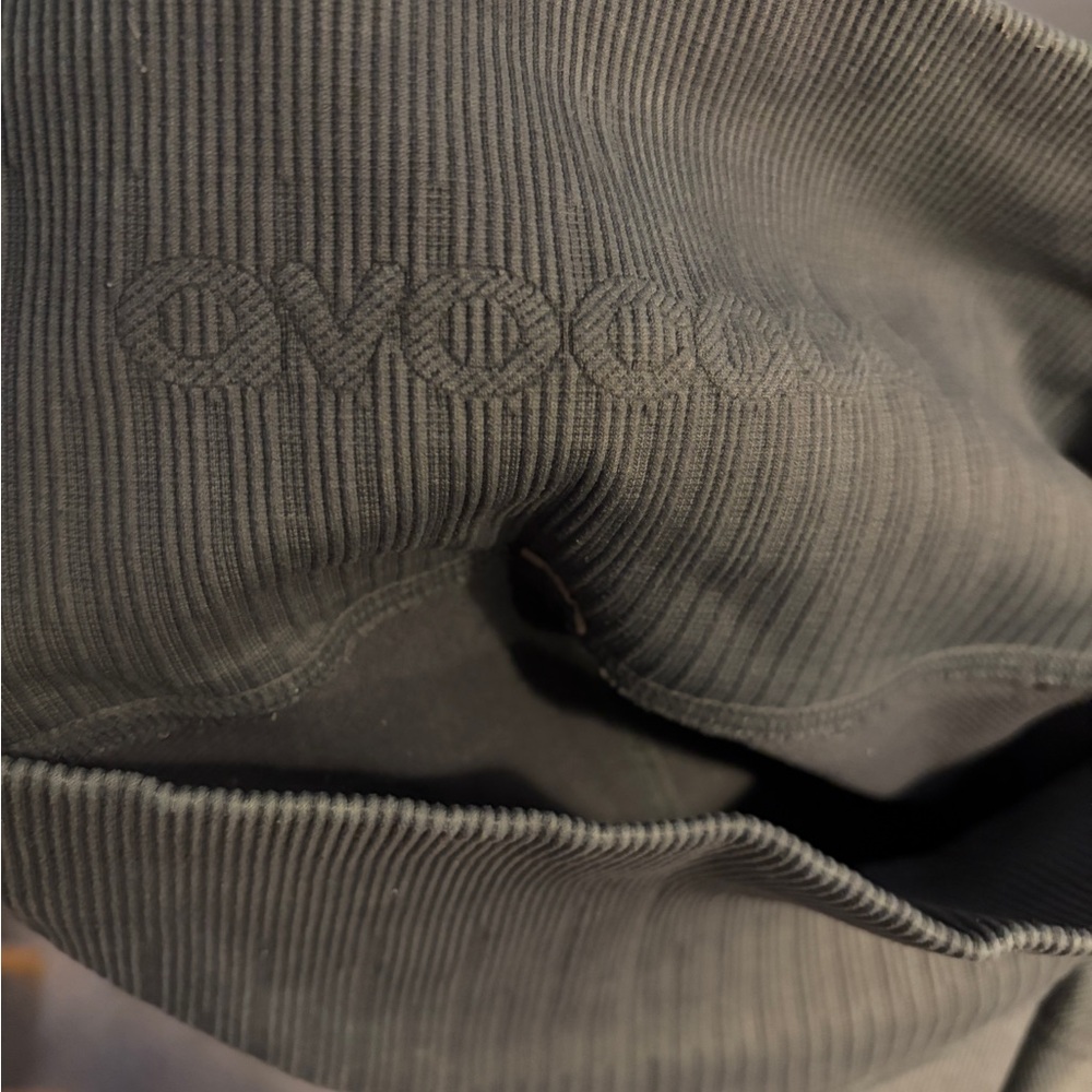 Avocado Olive Green Moto Ribbed High Rise Leggings - Picture 5 of 5